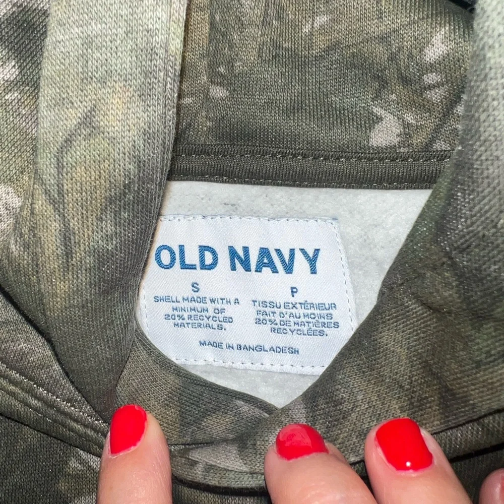 Old navy camo hoodie, size S - Picture 3 of 5